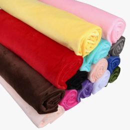 Nanchuang korte pluche stof super zachte doek voor doe -het -zelf handgemaakte kussenschoenen speelgoed pyjama bedden bedekken naaien materiaal 50x50 cm
