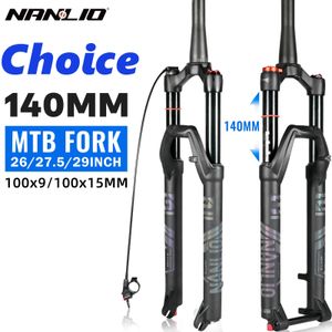 Nanlio X7 Suspension de suspension Air Fork REBOUND Réglage 2627529In Bike Rllo MTB Rllo Straight