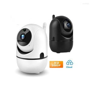 Nounou IP Wifi caméra Bebe YCC365 APP suivi automatique 2MP Surveillance intérieure à domicile sans fil sécurité bébé moniteur