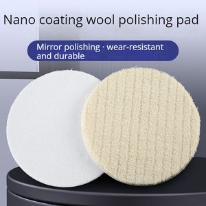 Nano-gecoate pads stenen wol polijsten schijf marmeren kristal spiegel polijsten polijsten polijsten piepende reinigingskussens voor hoekmolen