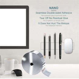 Nano Double Ruban Transparent Cadeau de côté transparent Reutilisable Adhésif Strong Autocollants muraux pour la cuisine de salle de bain