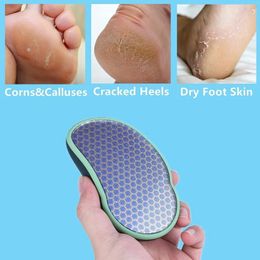 Nano glazen voet scrubber voetplaat bestand r voet peeling artefact peeling voet rooster voetverzorging pedicure gereedschap gereedschap