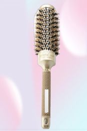 Nano ionic Bristle Hair Brush Brush Salon PEUT BUREL BULLER CHEVEUX DRUS BRSUST ROND IN 4 TALLES OUTILS DE COYLING SALON B087245433283