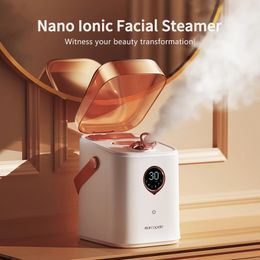 Nano Ionische gezichtsstoomboot Diep schoon Hydraterend Stomen Huidverzorging Koudspuit Spa Sauna 231229