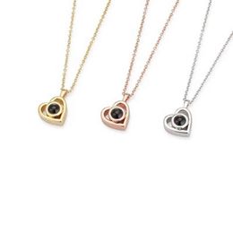 Nano Projectie Kleur Kaart Foto Tekst Geometry 100 Talen I Love Your Necklace