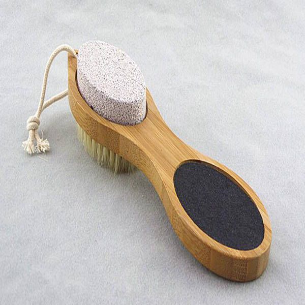 Nanzhu – planche à frotter quatre en un pour soins des pieds, pierre à frotter, brosse à récurer les pieds, brosse exfoliante de nettoyage