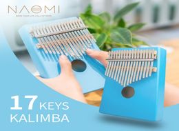 Naomi 17 sleutels Kalimba duim piano vinger piano geschenken voor kinderen volwassenen beginners9686727