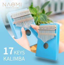Naomi 17 sleutels Kalimba duim piano vinger piano geschenken voor kinderen volwassenen beginners5669001