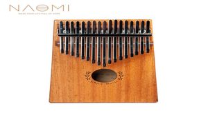 NAOMI 17 Toetsen Kalimba Duim Piano Duim Vinger Piano 17 Toetsen Sapelehout Muziekinstrument New5142600