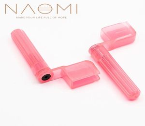 Naomi 2pcs gitaar string Winder Peg Winder Acoustic Electric Guitar String Winderpink Guitar Parts Accessoires Nieuw4310385