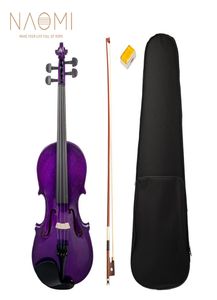 NAOMI Akoestische Viool 44 Full Size Viool Fiddle Massief Houten Viool Voor Studenten Beginners Hoge Kwaliteit New2091303