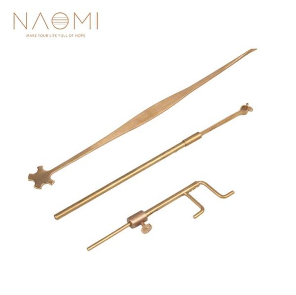 Naomi Brass Violin Luthier Herramientas Sound Post Gauge Medicero Retriever Clip Accesorios de piezas de violín3924831