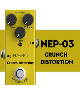 NAOMI Gitarreneffektpedal Crunch Distortion Effect Mini Single Distortion Pedal True Bypass NEP031262639