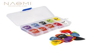 Naomi Guitar Picks 24 piezas de guitarra eléctrica acústica seleccione PLECTRUS CASE DE PELIDO Surtido Grosor aleatorio Accesorios de piezas de guitarra3682797