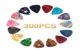 NAOMI – plectres de guitare, 300 pièces, plectres de différentes couleurs, boîte de 6 épaisseurs, accessoires de pièces de guitare, New3743129