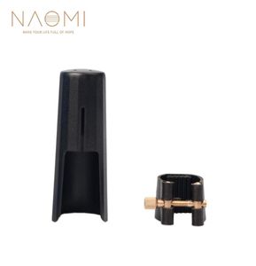 Naomi Leather Ligature Sport con tapa de plástico para saxo de saxo saxo saxofón saxofón saxofón accesorios de piezas de viento de madera47778993