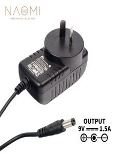 NAOMI – chargeur d'alimentation 9V 15a AU, adaptateur d'alimentation noir pour effets de guitare, pièces de pédale, prise AU, accessoires de guitare 6379595