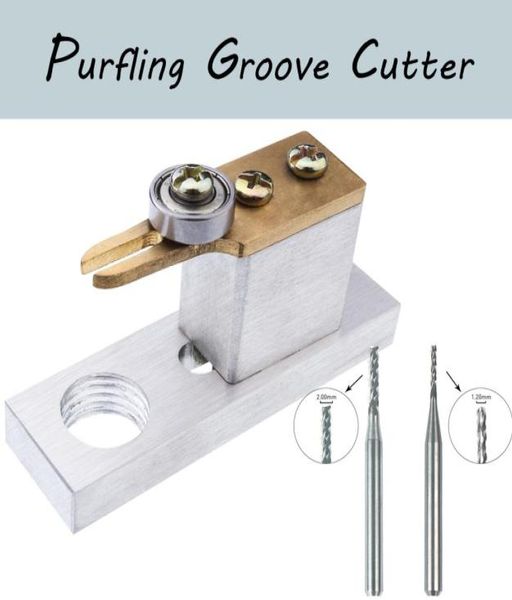 Naomi Violine Purfling Groover Cutter Carrier Alivable Stand Advile Faits Luthier Tool 12 mm 20 mm Coupes de traits6463794
