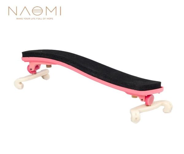 Naomi violon épaule repos réglable 44 34 Plastique de repos de l'épaule pour 44 34 ACCESSOIRES DE PIÈCES DE VIOLIN PINK VIOLIN NEW2805916