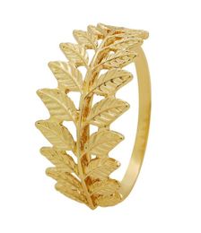 Napkin Rings Gold Leaf Napkin Holder voor bruiloft kerstfeest El Serviette Buckle handdoektafel Decoratie7951007
