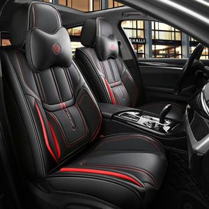 Nappa Leather Universal Car Seat Covers voor Ford Mondeo Focus Fiesta Edge Explorer Taurus S-Max F-15