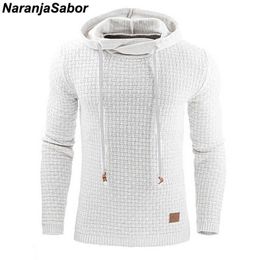 NaranjaSabor 2020 Automne Sweats à capuche pour hommes Slim Sweats à capuche Manteaux pour hommes Vêtements de sport décontractés Streetwear Marque Vêtements N461 Y0803