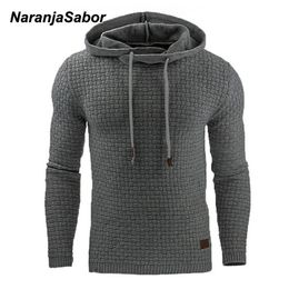 NaranjaSabor Automne Hommes Hoodies Slim Sweats À Capuche Hommes Manteaux Homme Casual Sportswear Streetwear Marque Vêtements N461 220819