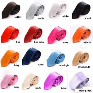 Smal casual pijlpunt magere rode stroptie slanke zwarte stropdas voor mannen 5 cm man accessoires eenvoud feest formele banden mode