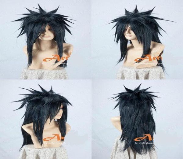 Naruto Uchiha Madara Long Black Cosplay Party Wig Modeling Modeling Wig Hairgtgtgt Nouvelle mode de haute qualité PI4199811