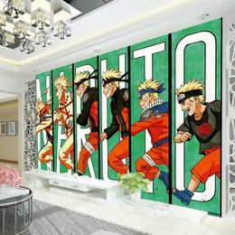 Naruto papier peint japonais anime 3D murale enfant garçons chambre TV fond personnalisé dessin animé papier peint salon grand wall310A