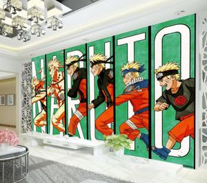 NARUTO PAPELLE PLAPE Japonais Anime 3D Mur Mural Kid039 Boys de chambre Bandroom TV CARTAPE CUSTUMAGE PAPE PAPIER PAPIERS WALLSOM LIGNE WALL7210323