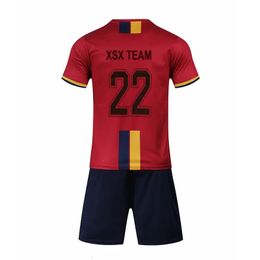 Narweiya personalizado nombre impreso s fútbol camisetas de fútbol niños uniformes de equipo hombres deporte correr kits de ciclismo 240321