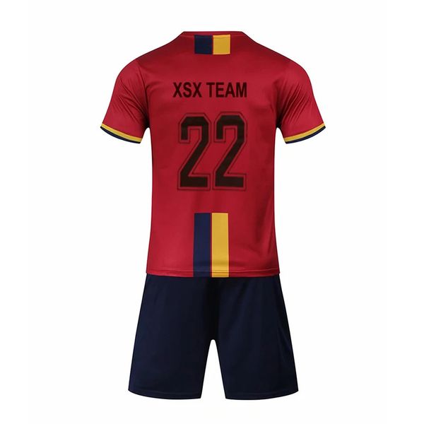 Narweiya Nombre impreso personalizado s fútbol camisetas de fútbol uniformes de equipo para niños hombres deporte correr ciclismo kits de fútbol 240322