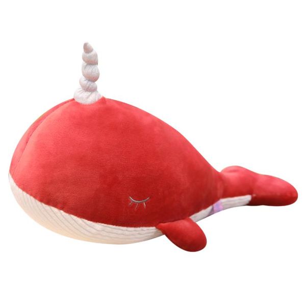 Narval animaux poupée baleine en peluche jolie fille oreillers de couchage grandes poupées de dauphin doux poupées mignonnes coréennes 31 pouces 80 cm DY503128795958