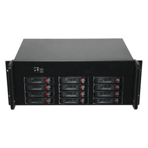 NAS-zaak 12 Bays Opslag ITX SWAP 4USERVER CHASSIS Fabrikant Server Cases met 2,5 / 3,5 HDD