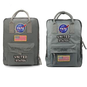 NASA Backpacks 19SS National Flag Designer Backpack Mens Dames Design Bag Unisex Studenten Bags165E