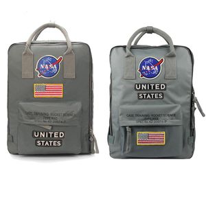 NASA Backpacks 19SS National Flag Designer Backpack Mens Dames Design Bag Unisex Studenten Bags284y