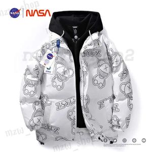 Nasa down veste puffer vestes vestes's vestes nasa co marquage coat de marque hiver de mode de mode down épais veste hommes 735 829