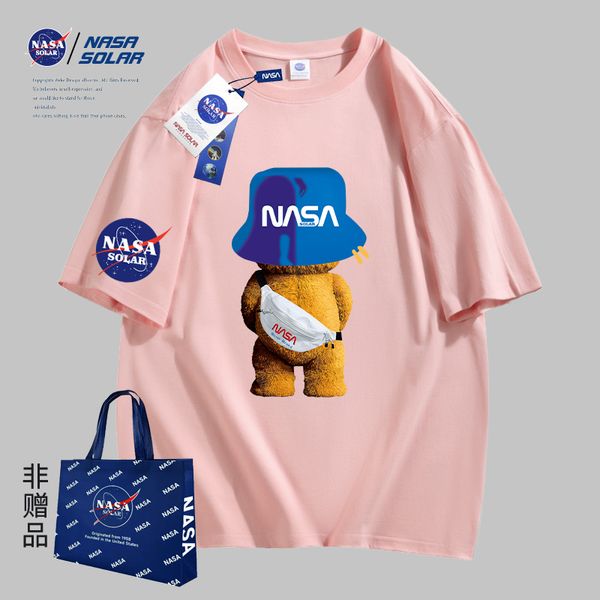 NASA Mens Designer T-shirt Tshirt Streetwear Casual Graphic Tee Foose Men Femmes Summer Luxury Shorts Tshirts Pirst Print Top Nasa T T-shirt Femme 257