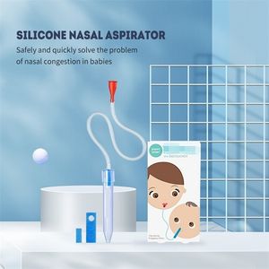 Aspirateurs nasaux Aspirateur pour bébé à nez souple en silicone pour nettoyer le mucus chez les nouveau-nés et les bébés outils de congestion anti-reflux 231030