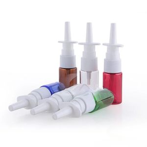 Neusspray Fles Plastic Emulsie Fles Container Verpakking monsterflessen met Pomp Sproeier voor cosmetische packa10ml Farmaceutische PET