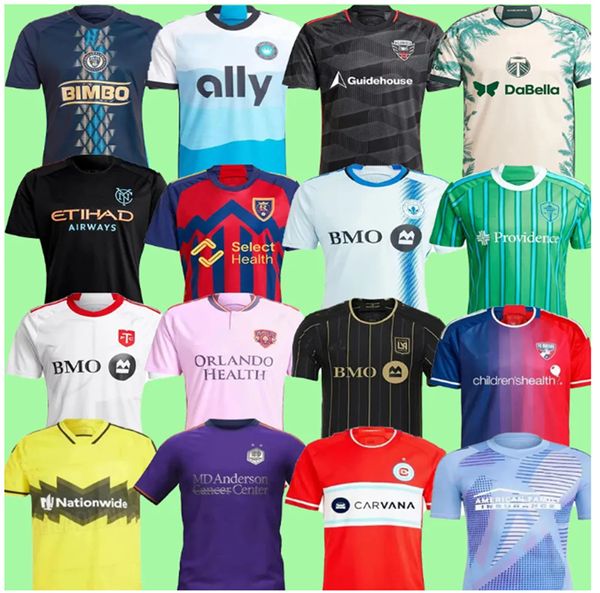 Nashville SC AUSTIN FC LA Galaxy 2024 New Philadelphia Chicago NYCFC RED SEATTLE SOUNDERS Revolution UNITED ALMADA BULLS BRONICO York Camiseta de fútbol 621