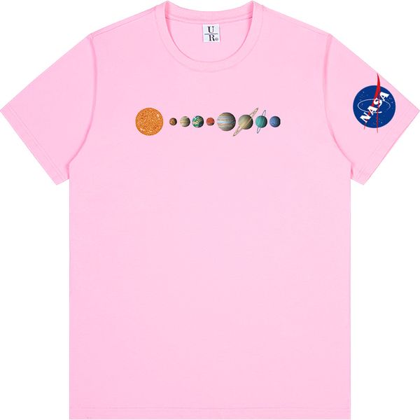 National Aeronautics Space Administration NASA T-shirt multi-couleurs et multi-styles Sports d'été et loisirs Soucitre à manches courtes 531