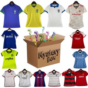 National Club Football Jersey Mystery Box Liquidation Vente toute saison Maillot de football de qualité thaïlandaise Cadeau d'anniversaire Offrez au hasard à votre fils bien-aimé Kit Meilleure qualité