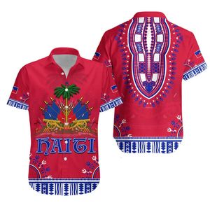 National Emblem Flag Caribbean Island rétro Robe de rue 3dprint T-shirt à manches courtes décontractées pour hommes / femmes 240507