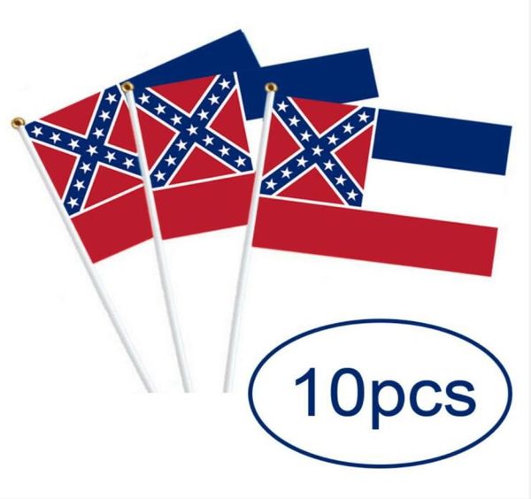 Drapeau national Mississippi State Main Drapeau Polyester USA Drapeau américain Deux côtés Imprimé Polyester Bannière États-Unis Southern Unite Fl2169799