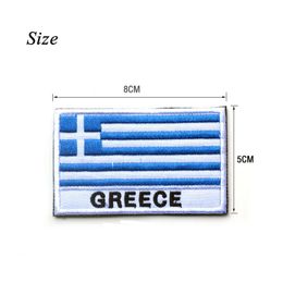 National Flag Patch Stripes Broidered Russia Turkey France EU Pays-Bas Flags Tactical Military Patches Army Applique Stripe