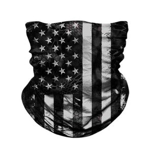 National Flag USA Bandanas Quicky Drying Scarf Hunting Bicycle Headwar Bandana Neck Cover For Men Women Outdoor Sports Y1229