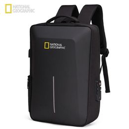 National Geographic Anti Theft Bag impermeabiliza la carga USB 15 de 6 pulgadas Mochila Eva Impact Protection 220309209Q