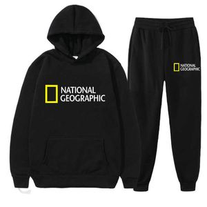 National Geographic Channel Sportswear Mens Spring and Automn Two Piece Set56ZL5VIYGTK2